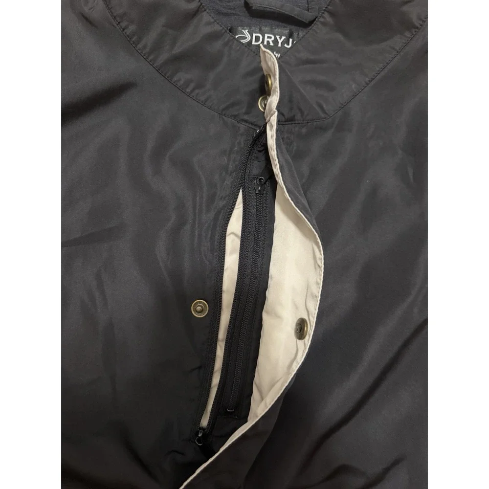 FootJoy DryJoys Rain Jacket Mens XXL Golf Pullover Waterproof Black